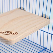 CARNO卡诺小号跳板踏地板 龙猫松鼠金花松鼠仓鼠木制宠物用品玩具