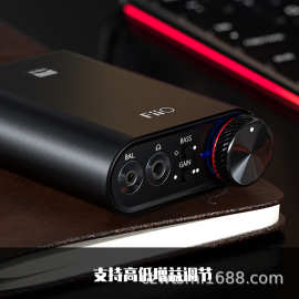 FiiO/飞傲新K3桌面电脑HIFI声卡DSD256硬解USB解码耳放耳机放大器