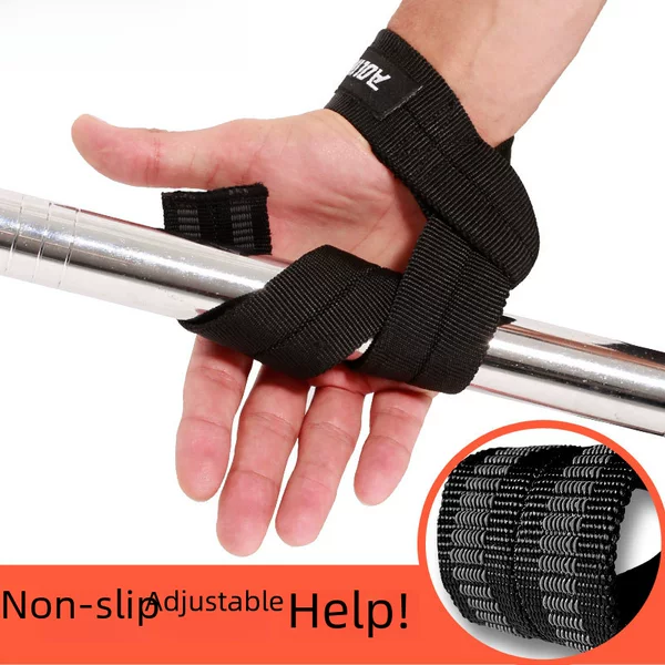 Fitness Non-Slip Booster Belt Weightlifting Sports Compression Wrist Bandage Bandage Strength Training Deadlift Grip Belt