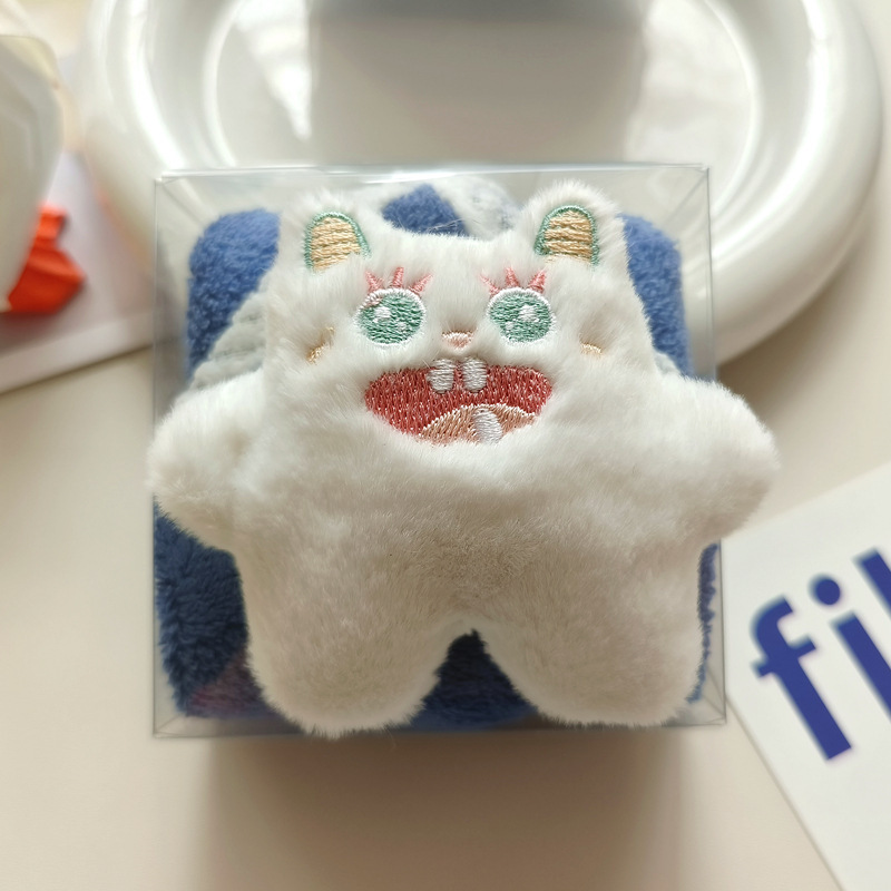 3#흰색 몬스터 수건