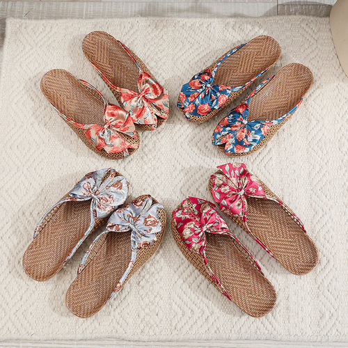 New Bamboo Slippers for Home - Unisex Summer Couple Home Decor Breathable Indoor Bamboo Wood Flooring Cooling Slippers for Wholesale