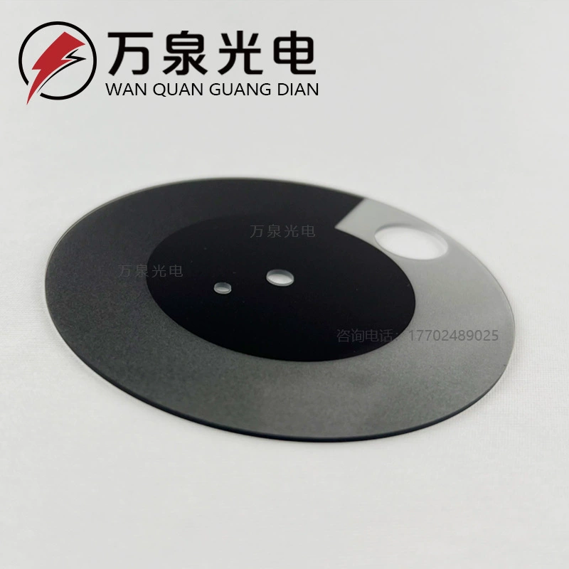 Фильтр нейтральной градиентной плотности BK7 и кварцевая подложка 400-2000nm полоса круглой плотности