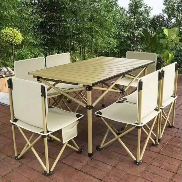 Outdoor Folding Chair, Portable Lightweight High-Back Chair, Travel Picnic Chair, Beach Fishing Folding Chair