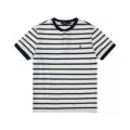 White with Black Stripes
