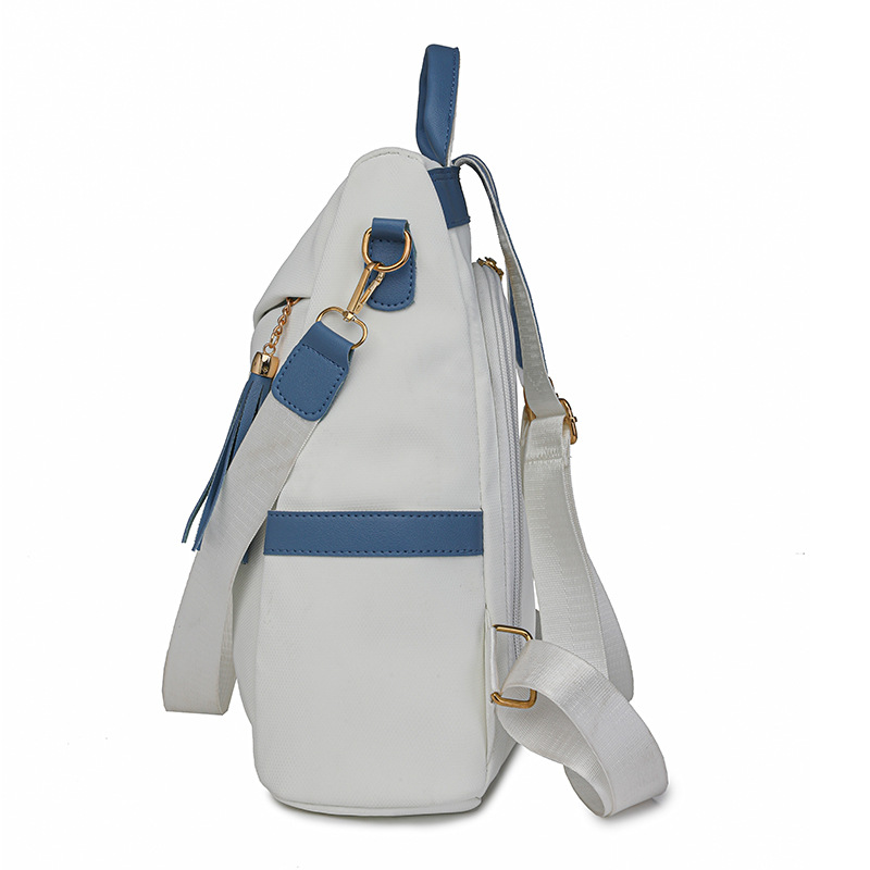 Mochila antirrobo para mujer 2024 nueva moda de cuero suave de doble uso mochila de viaje de gran capacidad mochila de viaje ligera