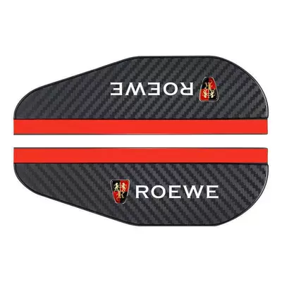 Thickened Carbon Fiber Pattern Rearview mirror rainproof sticker - 55165a-pair-of-rain-eyebrows-roewe