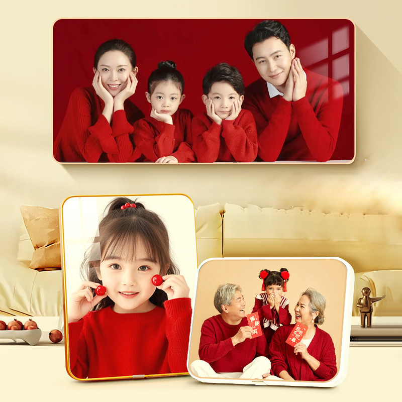 New Year Family Portrait Crystal Photo Frame, High-End Wedding Photos, Photo Printing and Wall Hanging Production New Year Family Portrait Crystal Photo Frame, High-End Wedding Photos, Photo Printing and Wall Hanging Production