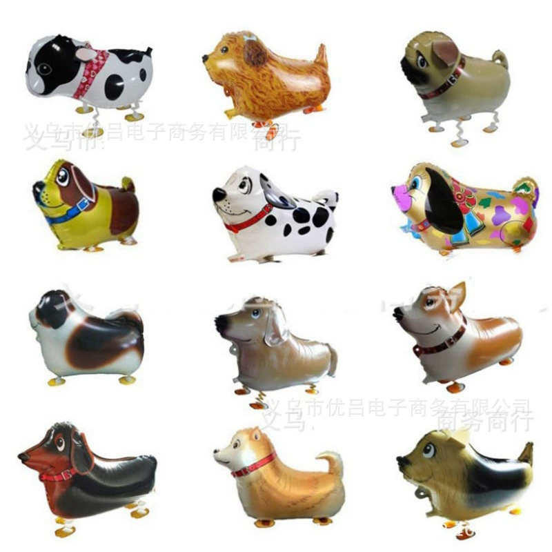 Горячая распродажа прогулочная собака воздушный шар Мопс бульдог такса собака карликовая собака Прогулка воздушный шар оптом и в розницу