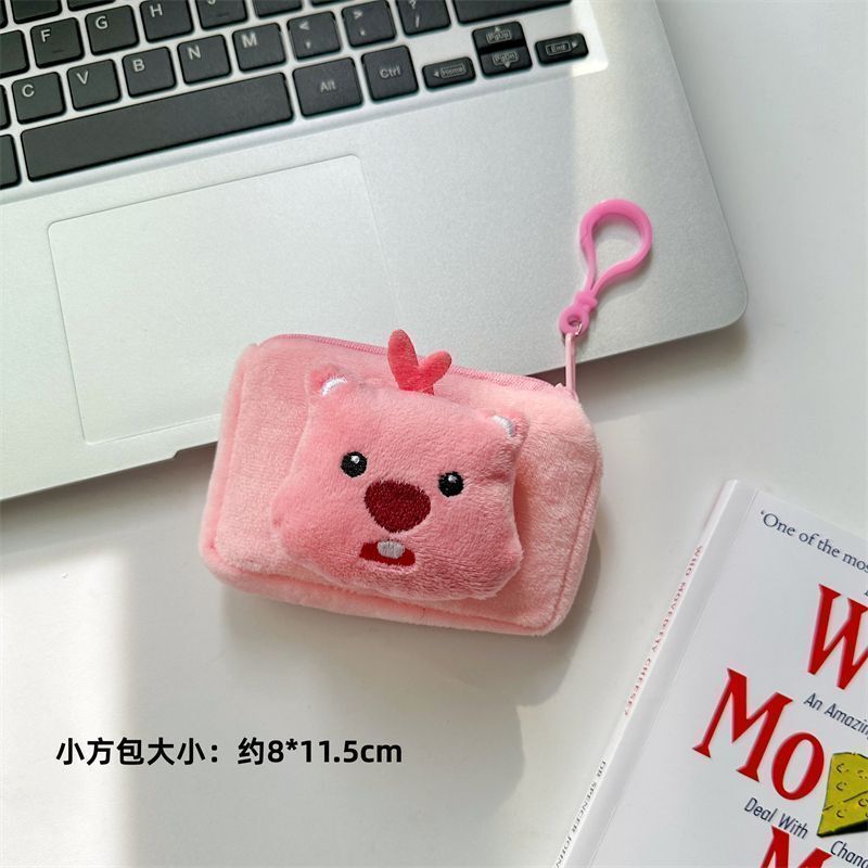 新品ラウンド可爱いカピバラぬいぐるみ小銭入れカピバラバッグストラップ男女収納非ギシギシ呼び金|undefined