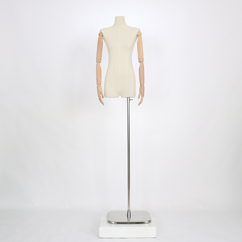Mejorada modelo plano accesorios de las mujeres medio cuerpo ventana soporte muñeca tienda de ropa cuerpo modelo soporte de exhibición de cuerpo completo