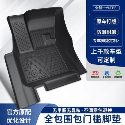 Non-Slip Carpet Mats, Tpe Automotive: Modelə uyğun ayaqaltı