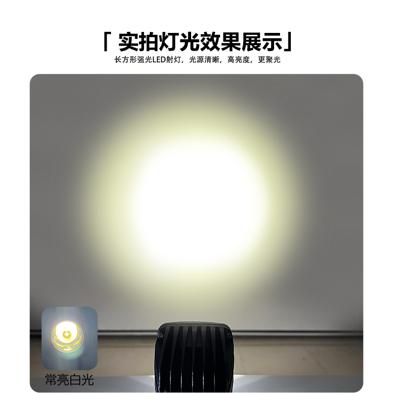 lámpara de alta potencia LED lámpara de alto brillo lámpara de motocicleta lámpara de aluminio