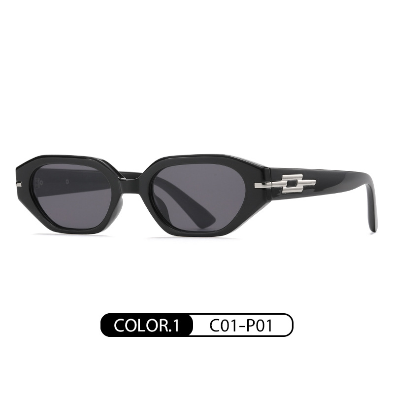 2023 nuevas gafas de sol personalizadas para hombres y mujeres GM mismo estilo pequeño marco gafas de sol de marca de moda 6504 gafas de sol a prueba de rayos UV