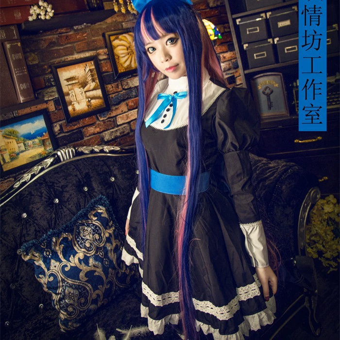 Косплей костюм Нигиля? (Panty and Stocking) платье Ангела, персиковый хлопок, один размер