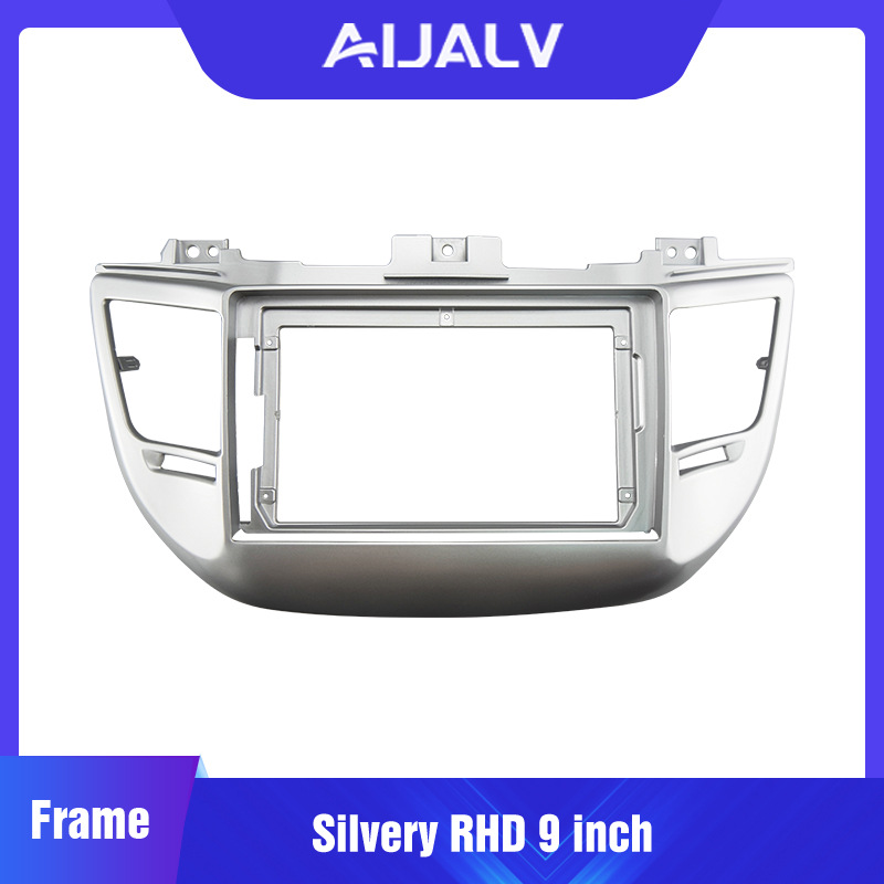 Car Central Control Large Screen Navigation Face Frame Versatile Frame Modification Panel Suitable for 15-17 Hyundai Tucson