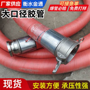 Processing and Customization of Large Diameter Quick Connector High Pressure Hose Mining Flange Type Steel Wire Braided Large Diameter Hose