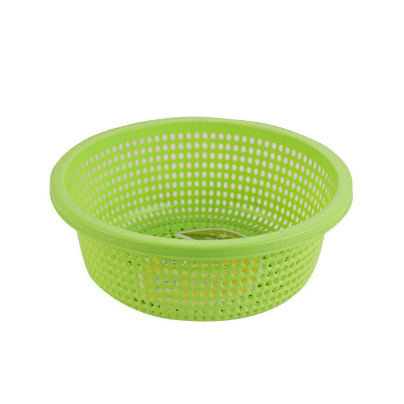 プラスチック排水バスケットキッチン肥厚大型新しい野菜洗濯バスケット家庭用フルーツボウルラウンドフルーツ耐久性|undefined