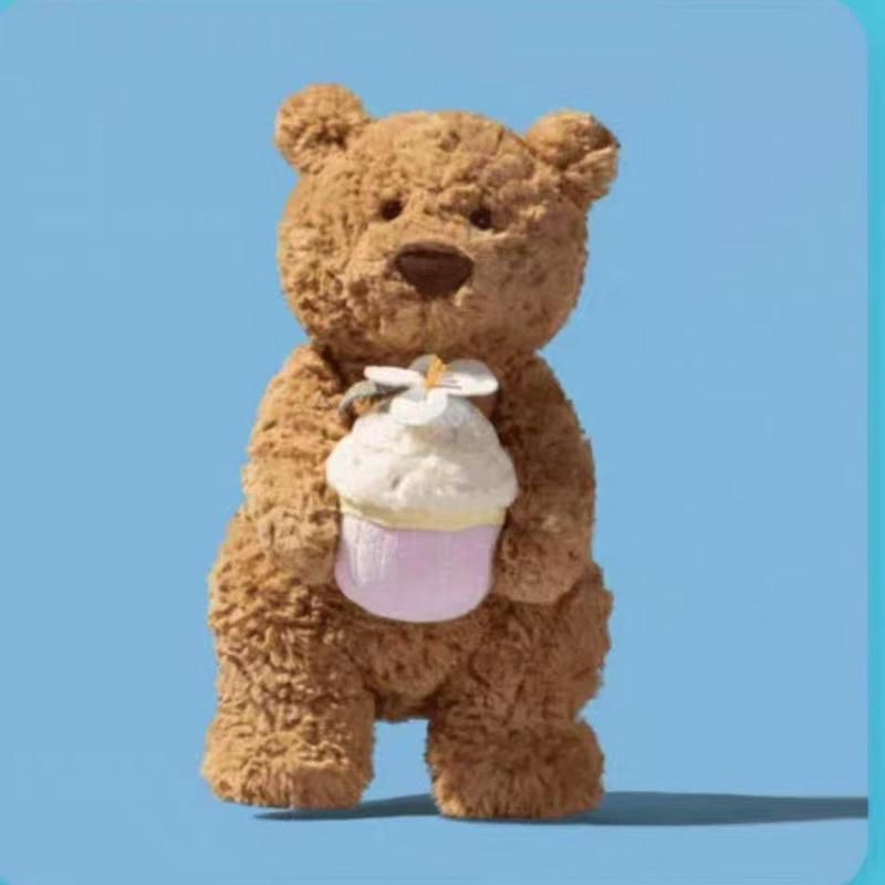 英国JELLYCAT同款巴塞罗熊毛绒玩具公仔可爱布瑞恩泰迪熊玩偶礼物|undefined