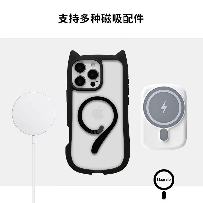 Объёмный совместимый чехол для iPhone 17 Pro, акриловый