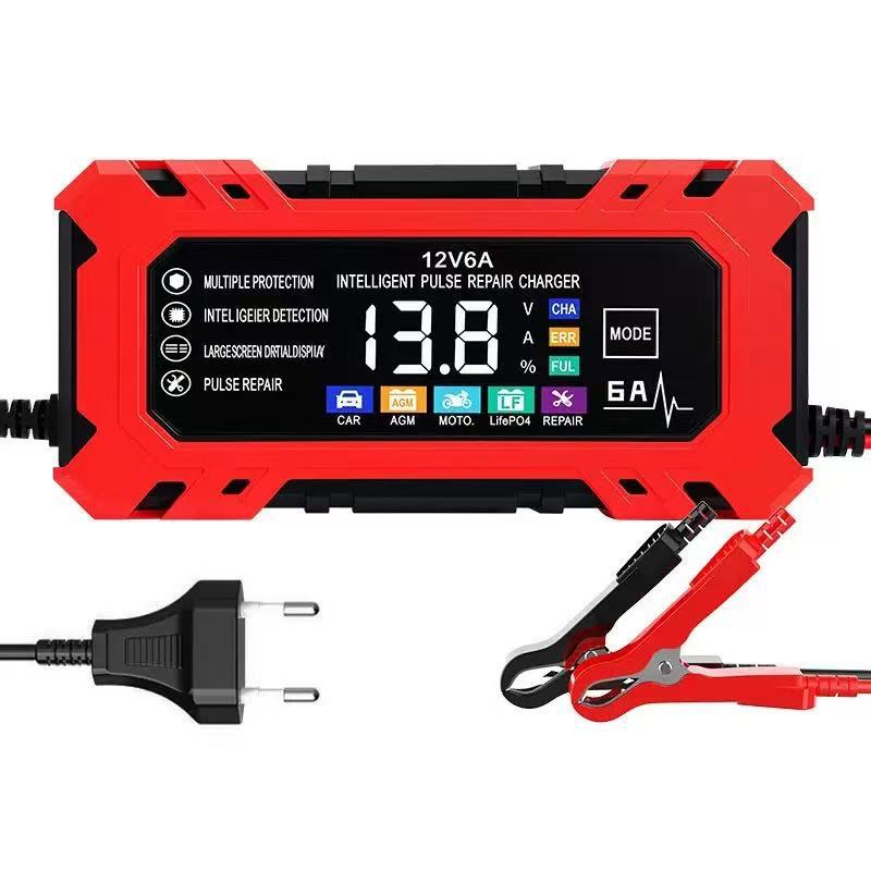 Cross-border 12V6A charger car battery charger motorcycle battery charger battery charger
