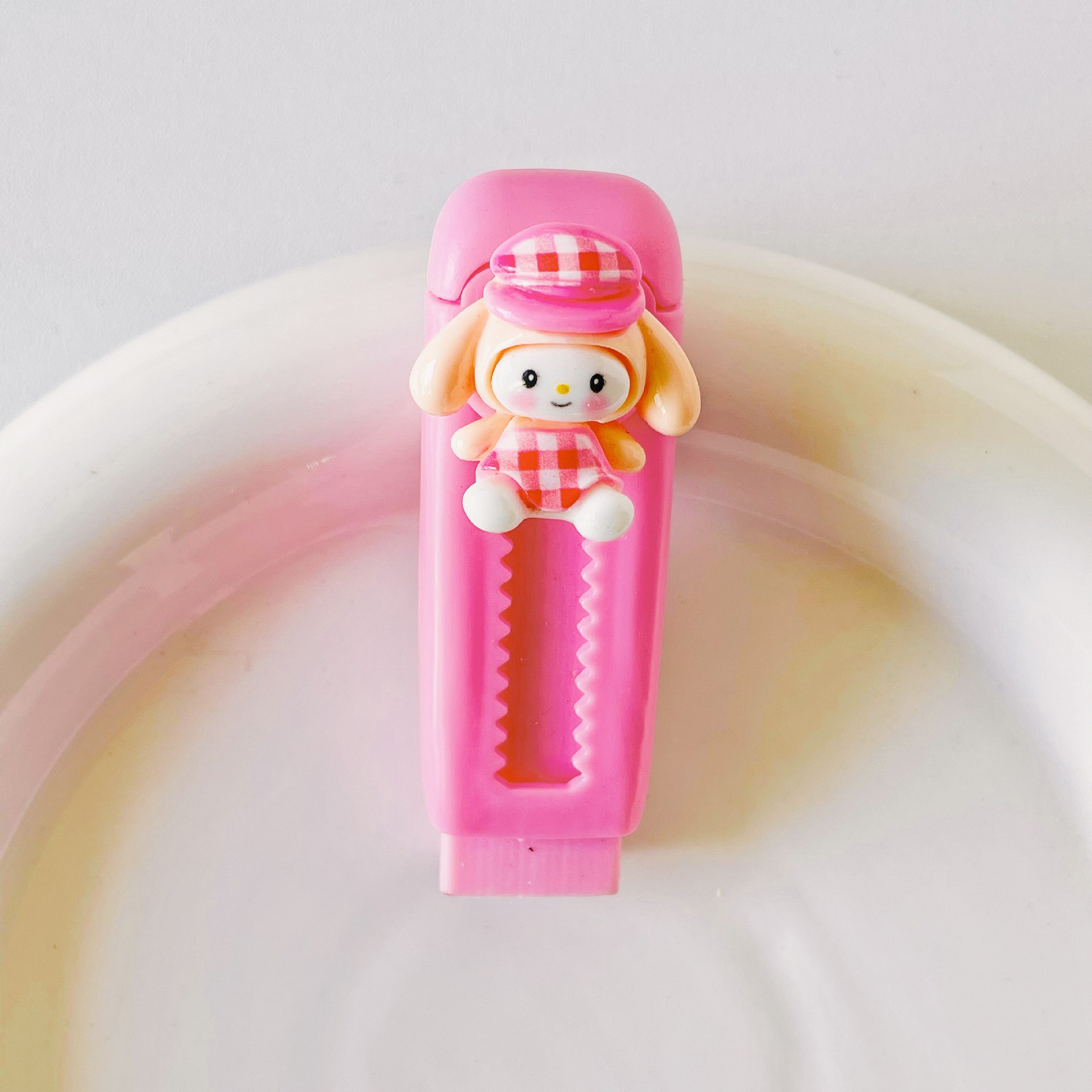 3#체크무늬 토끼(핑크)