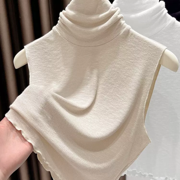 秋冬款假衣领白色立领搭配打底假领秋冬百搭假领子女半高领网纱