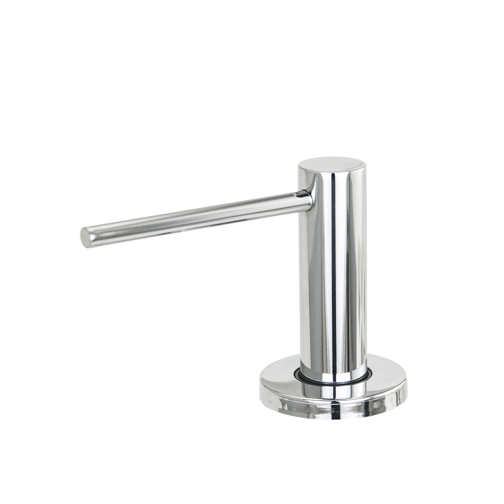 American Style 304 Stainless Steel Press Type Sink Soap Dispenser 500ml Embedded Kitchen and Bathroom Pump Chrome Finish