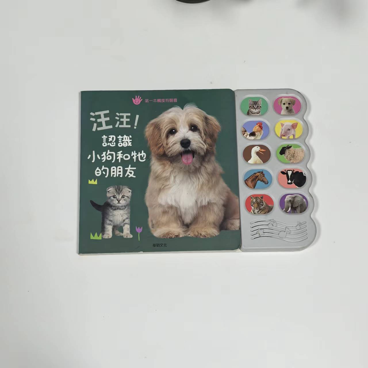 制造儿童启蒙手按触觉皮毛对裱书 益智听觉训练动物叫声发声书