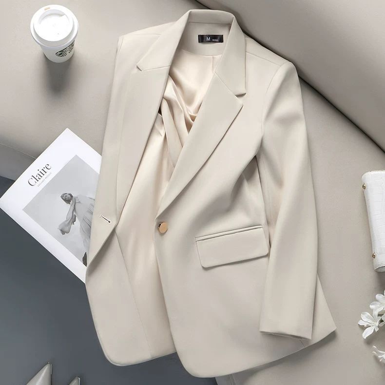 Women's Blazer Spring and Autumn 2025 New Slim Casual Petite High-End Small Suit Autumn and Winter Thickened Quilted Women's Blazer Spring and Autumn 2025 New Slim Casual Petite High-End Small Suit Autumn and Winter Thickened Quilted