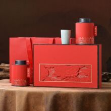 新款茶叶礼盒空盒岩茶金骏眉祁门红茶普洱茶正山小种通用空盒定制