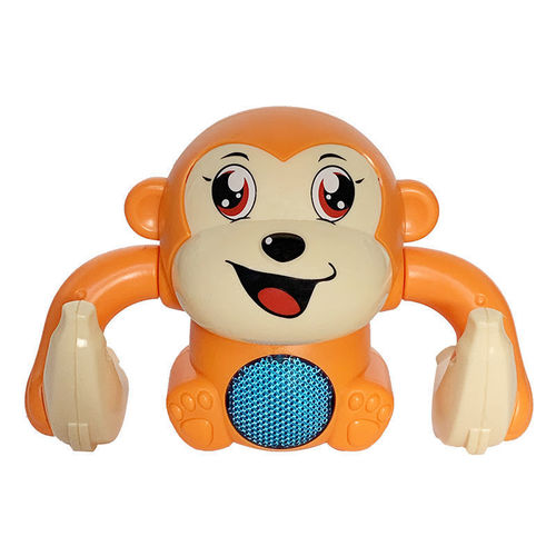 Voice controlled tumbling monkey baby learns to crawl and somersault little monkey electric doll tumbling monkey stall toy wholesale