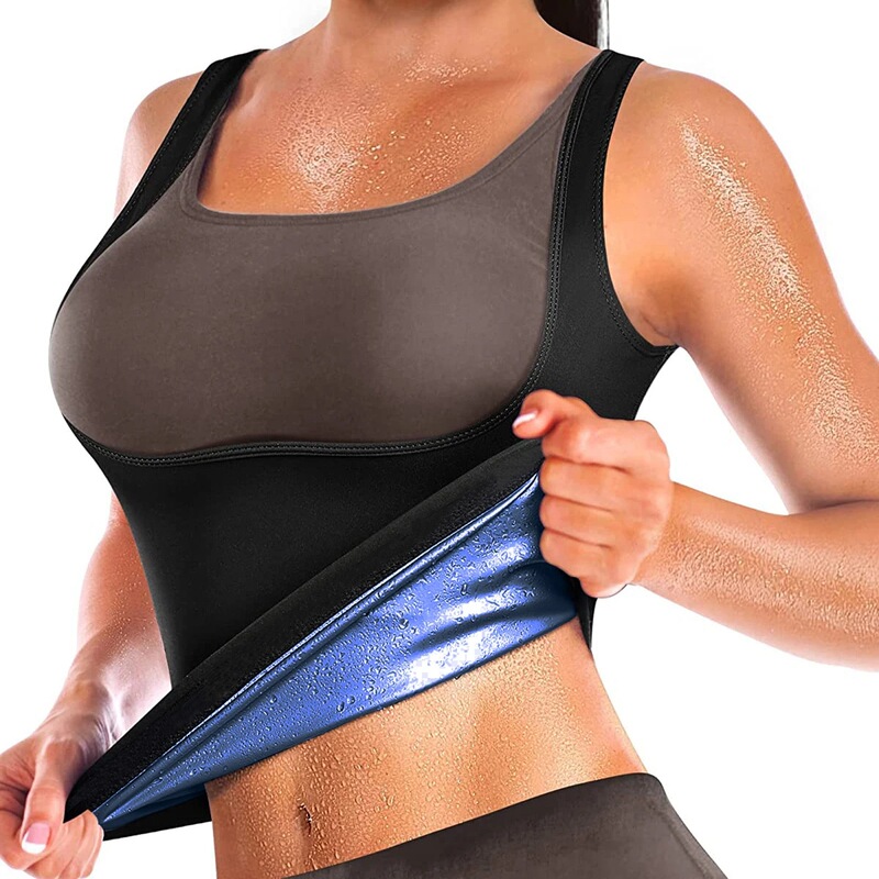 Amazon Women's Sports Sweat Body Shaper European and American Running Fitness Sweat-wicking Sweat Body Shaper Amazon Women's Sports Sweat Body Shaper European and American Running Fitness Sweat-wicking Sweat Body Shaper
