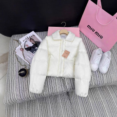 MM肯豆风奶杏加厚保暖新款冬季短款宽松羽绒服衣外套
