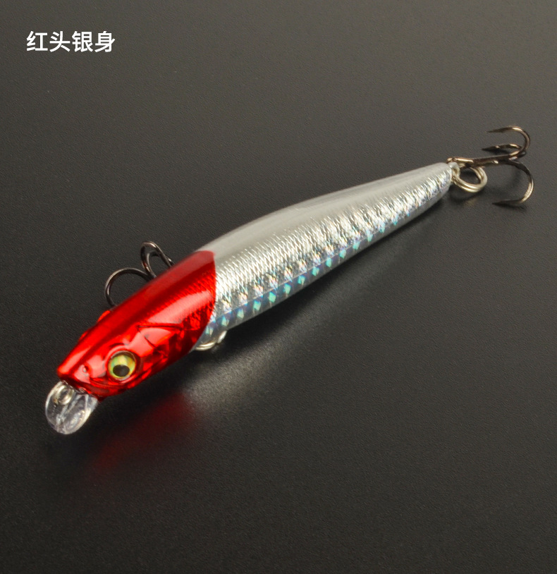 Shallow Diving Minnow Lures Sinking Hard Baits Fresh Water Bass Swimbait Tackle Gear