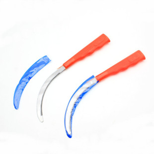 Agricultural Xiaohe Serrated Lawn Mower Sickle Garden Tool Small Sickle Small Saw Sickle Steel Sickle Hoeing