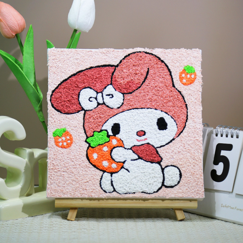 パルプ画diy材料バッグ手作り創意装飾画小学生充填画屋台半製品セット|undefined