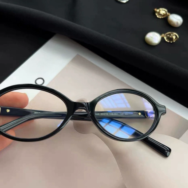 Eyeglass frames (Yuanying) retro style, unisex, for myopia and anti‑blue light