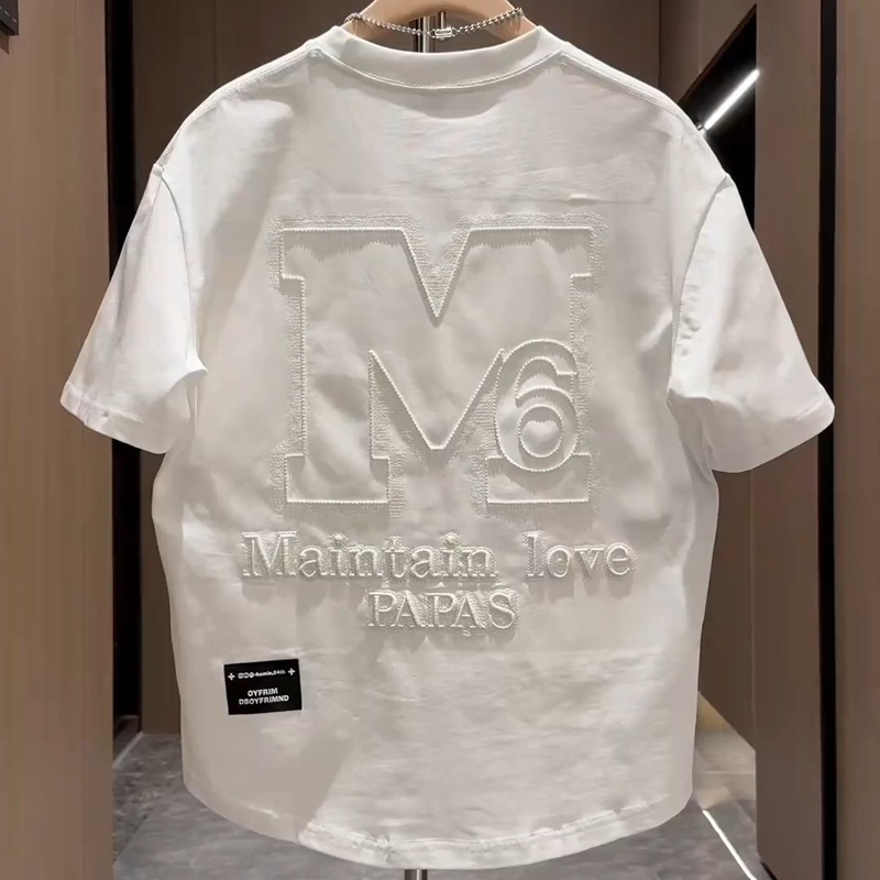 夏の新型半袖メンズファッション刺繍シンプルカジュアルtシャツ上着ファッションカジュアル半袖tシャツ|undefined