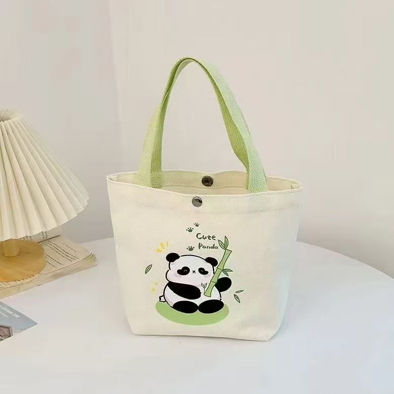 Bolso de dinero Bolso bandolera Bolso de tela Caminando Año Nuevo Bolso de lona de serpiente dorada portátil Bolso de cubo portátil Bolso de lona