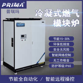 普瑞玛酒店洗浴供暖热水热能发生器 100KW商用冷凝式燃气模块炉