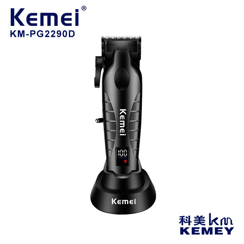 Kemei cortador de pelo digital cortador de corte