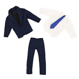 男装娃娃衣身高30cm肯玩具服装西装领带特色衣西服燕尾衣优惠