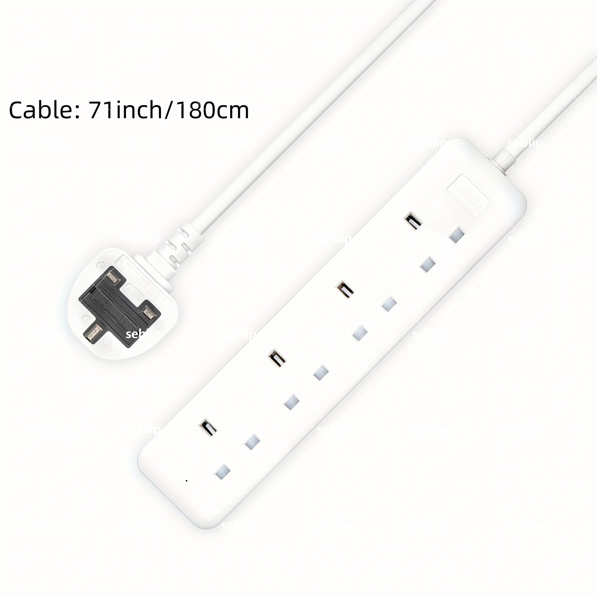 Безопасная дверь соответствующая британскому стандарту многополюсная защитная штуцер против электрического удара без подключения, материал огнестойкий, долговечный многофункциональный штепсель