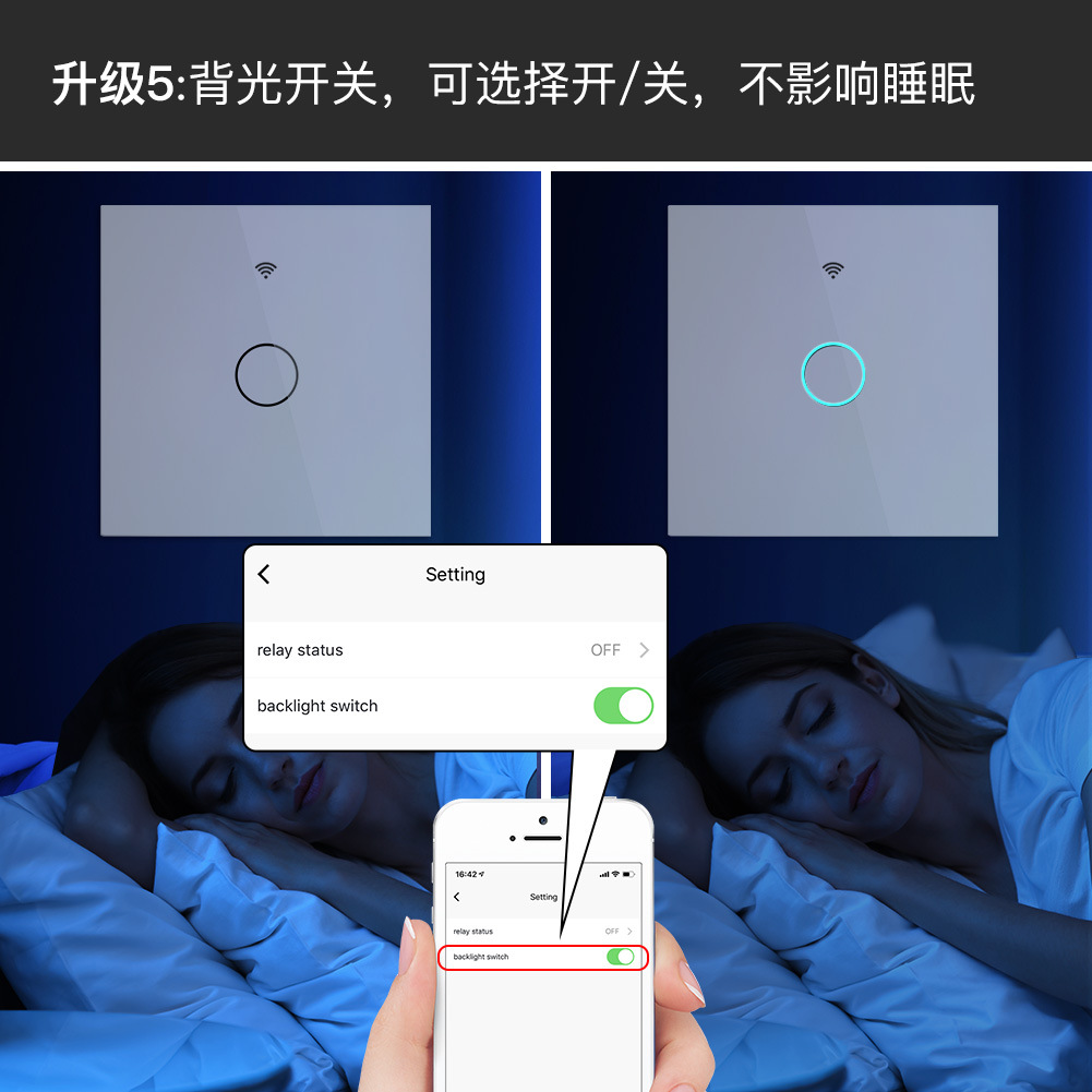 Tuya zigbee smart home touch switch single zero fire universal timing remote control voice smart switch