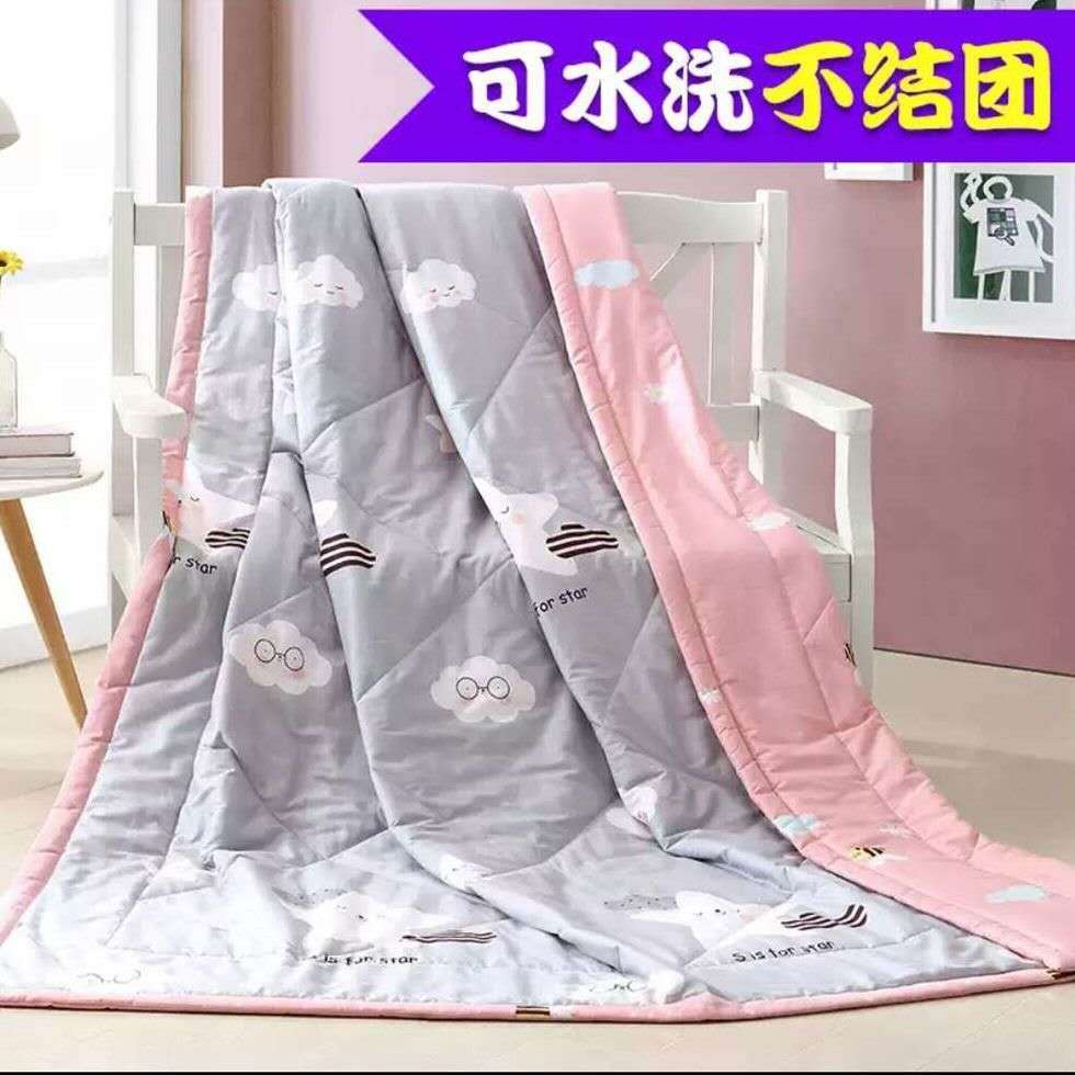 Manufacturer Wholesale Summer Cool Quilt Air-Conditioned Quilt Single Double Thin Quilt Gift Quilt Spring and Autumn Quilt Core Machine Washable Summer Cool Quilt