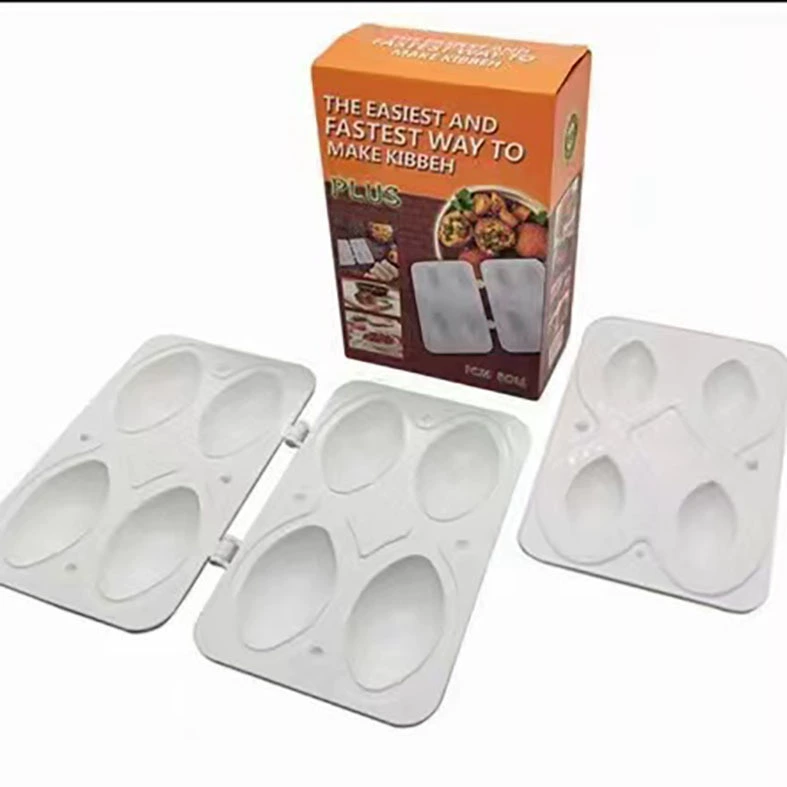 Форма для приготовления фрикаделек «сделай сам», форма для мясного пирога, форма для десерта, процессор для мясного начинки, формы для киббе, четыре отделения