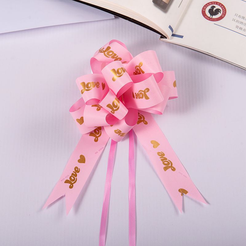 Nuevo embalaje de regalo de Navidad transfronterizo 30 letra mediana Blanco macaron multi-estilo Flor de extracción de mano Flor de nueve secciones multi-color