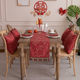 Wedding Celebration New Year festive red table runner tassel bed tail flag chest of drawers TV cabinet cover towel wedding room decoration delivery