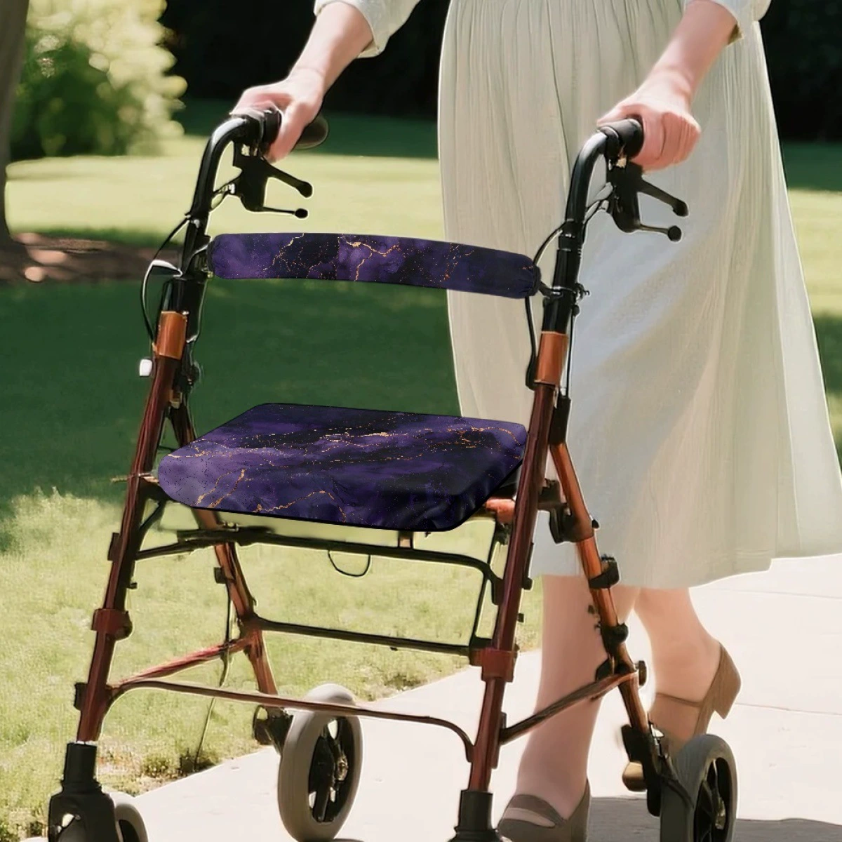 Чехол для спинки сиденья с мраморным узором, экспортный, популярный на Temu, съемный декоративный чехол в одном комплекте