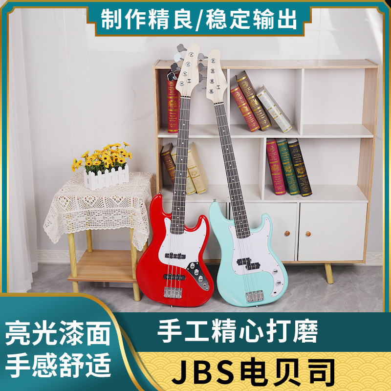 Bass Electric Bass Four-String Guitar Bass Children's Adult Electric Guitar Beginner Entry-Level Performance Cross-Border Wholesale Bass Electric Bass Four-String Guitar Bass Children's Adult Electric Guitar Beginner Entry-Level Performance Cross-Border Wholesale
